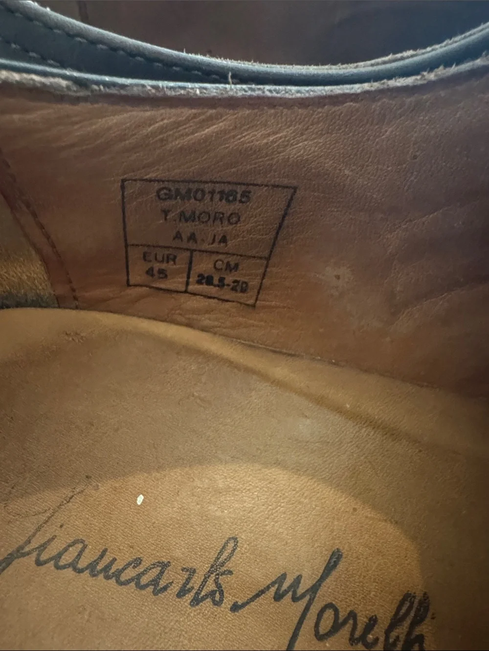 Italian Dark Brown Leather Derby Oxfords